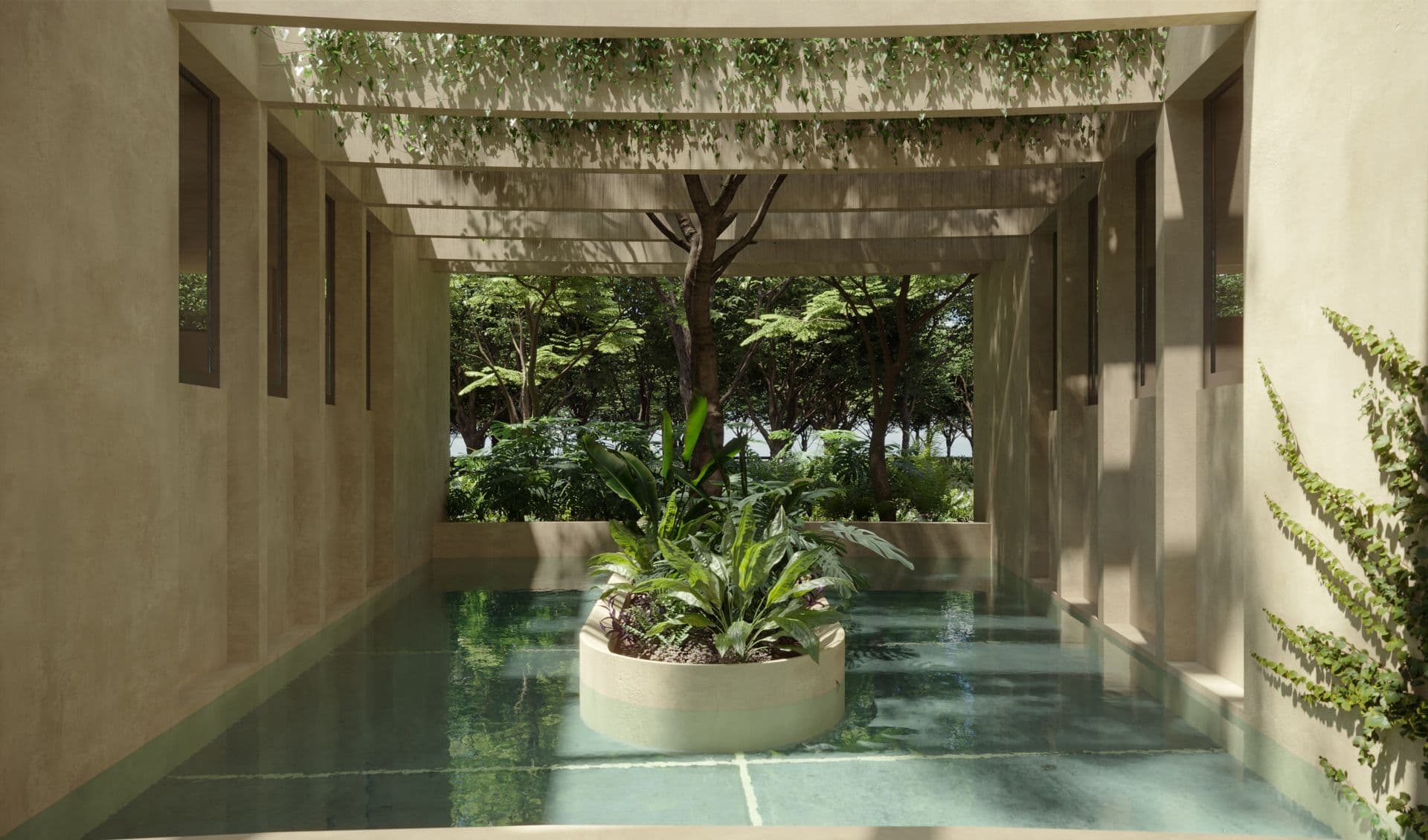 19 Patios de Agua